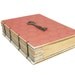 Stunning Peach Journal with Vintage Skeleton Key