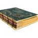 Rustic Blue Paisley Handmade Coptic Journal