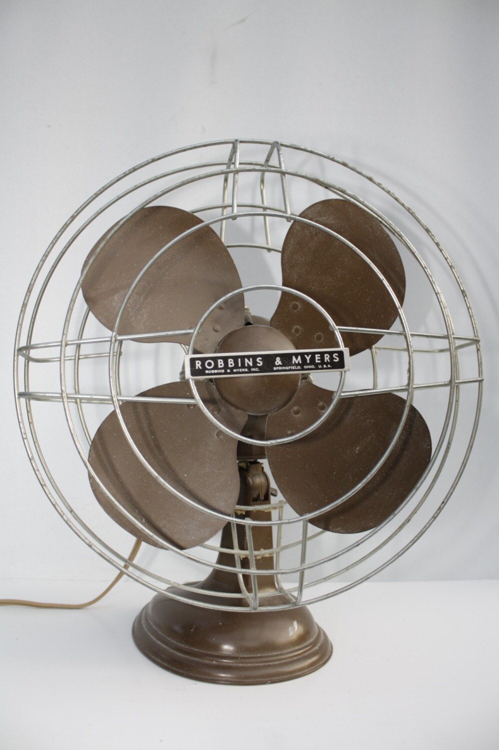 Vintage Electric Fan by Robbins and Myers
