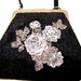 Vintage Handbag Designer Dolce And Gabbana Black Swarovski Crystals from AllieEtCie