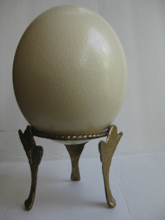 Ostrich egg stand by UkrainianEasterEggs on Etsy