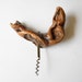 vintage wooden corkscrew