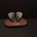 Vintage Taxco Sterling Cufflinks Brass Indian Profile / VJSE Group Team / Free Shipping in USA