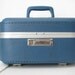 Vintage Blue Train Case
