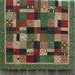 Reserved for Candace Heart Lap Quilt Cranberry Red Green Follow Your Heart Mothers Day Handmade Ready to Ship One of a Kind