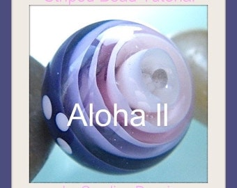 Aloha II Striped Bead Tutorial by Caroline Dousi