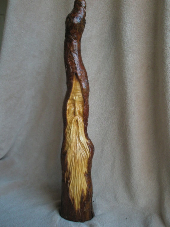 Knobby Cypress Knee Wood Spirit Carving