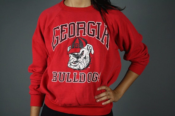 vintage sweatshirt 1970s UGA univeristy of georgia bulldogs