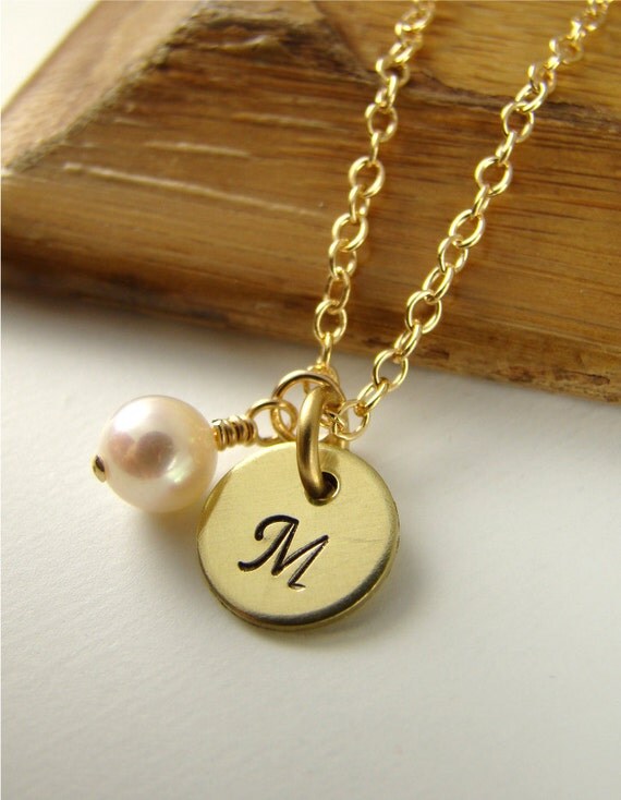 Items similar to Unique BRIDESMAIDS Gifts, Personalized Initial Gold ...
