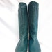 RESERVED Jeffrey Campbell Flat TEAL Buckle Boots Size 6