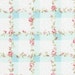 Durham Quilt Collection Anew 2 yards fabric , Roses Blue Square fabric,lecien fabric,New