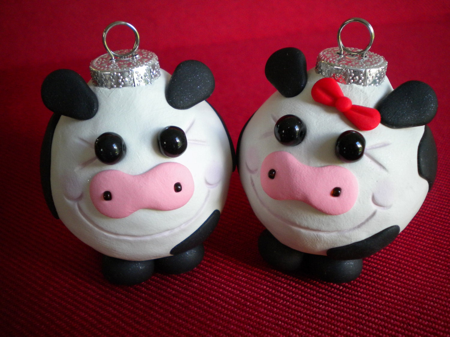 plastic cow yard ornaments