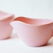 Vintage Cream and Sugar Set, Melmac Mod Pink