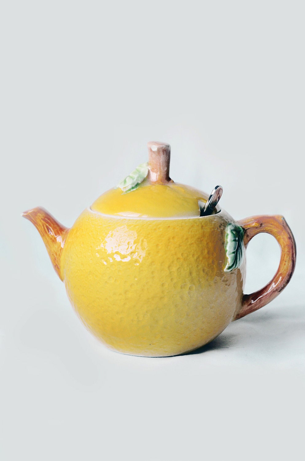 Vintage Lemon Teapot Honey Pot by VintageSoup on Etsy