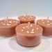 Hot cocoa SOY Tea Light Candles (Set of 4)