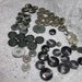 Great Grouping of Gray Buttons.