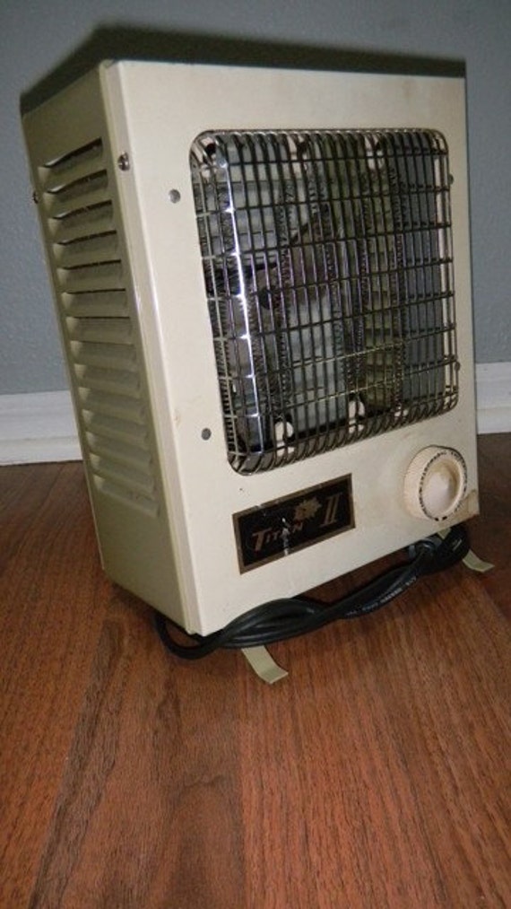 Vintage Titan II Space Heater Retro Industrial Old