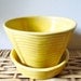vintage mccoy yellow flower pot
