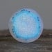 Sky Blue Round Drusy Cabochon, Flat Backed with Sparkly Crystals for Jewellry Making and Wire Wrapping - 23mm (1208)