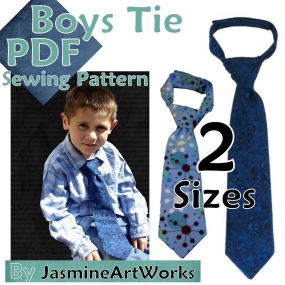 Boys Neck Tie PDF Sewing Pattern