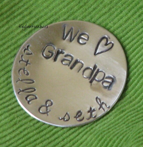 GOLF BALL MARKER Sterling silver and by tinylovetreasures on Etsy