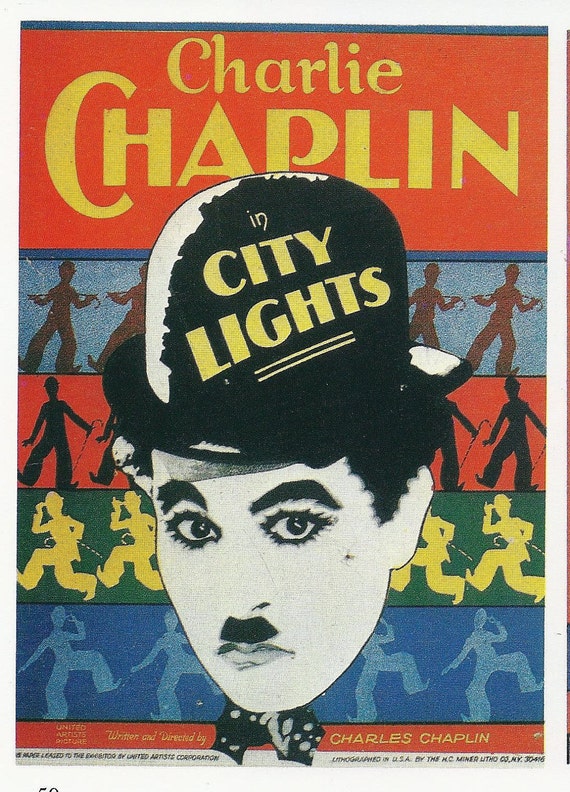 Vintage Movie Posters 1920s 1930s Charlie Chaplin Clara