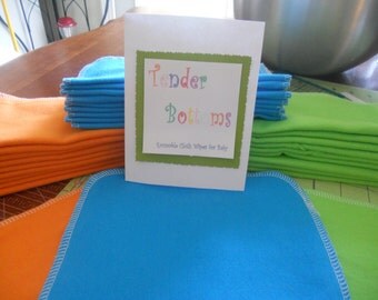 30 Ct, 2 ply Tender Bottoms Wipes