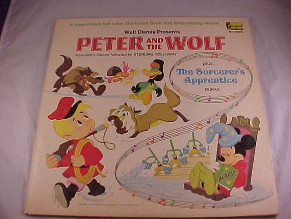 1969 Walt Disney's Peter and the Wolf Vinyl by PapasGoodOleDays