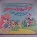 1967 Walt Disney's Three Little Pigs Vinyl Record Album and Book