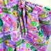 SMALL Pajama pants dorm lounge flannel Team Green print in purple SMALL