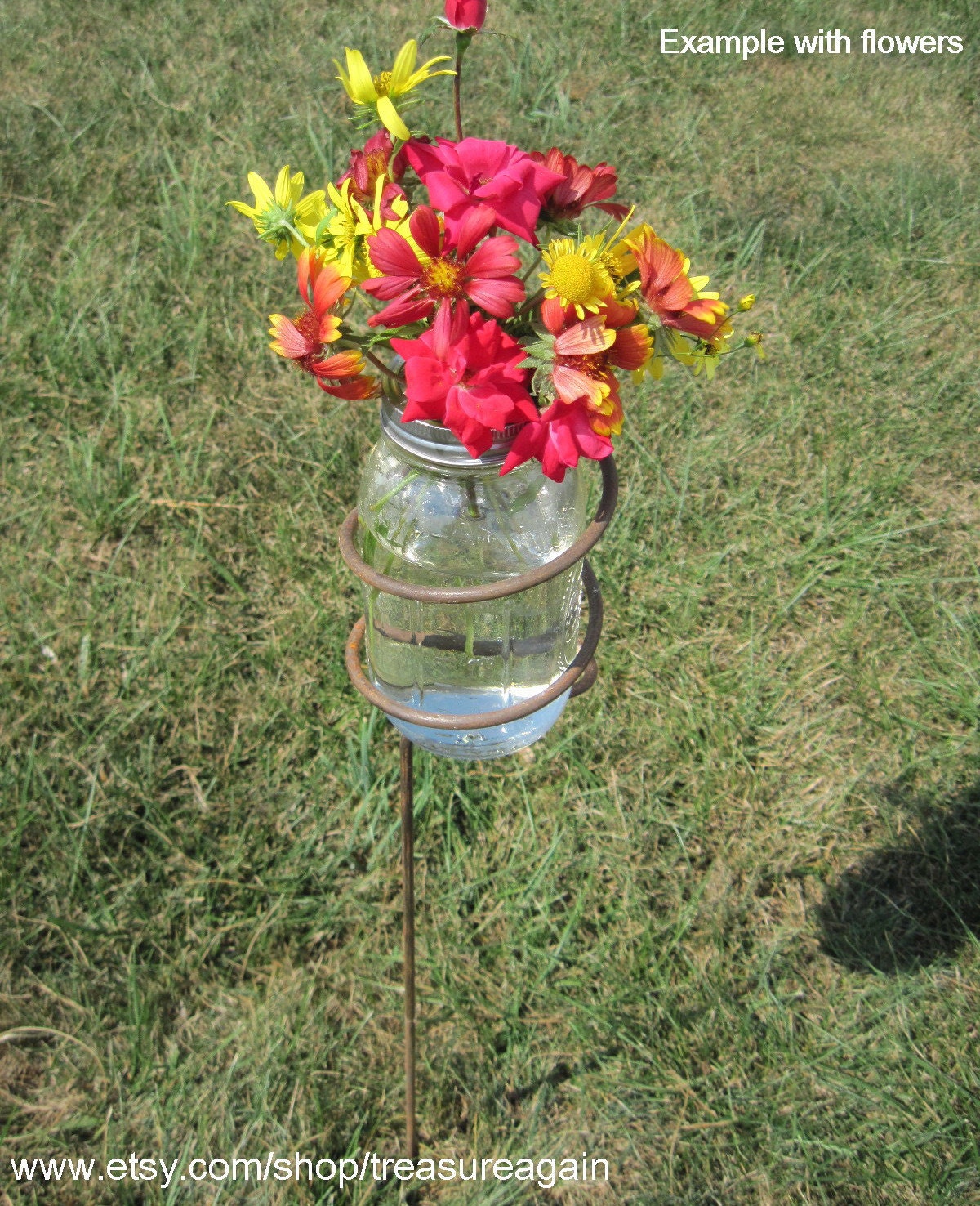 Wedding Aisle Stakes CUSTOM ORDER Mason Jar Garden Stakes