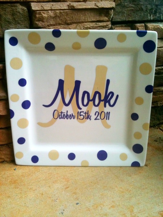 Personalized Decorative Plate/wedding gifts