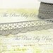 2 Yards of Dentelle Viscose French Lace in Grey