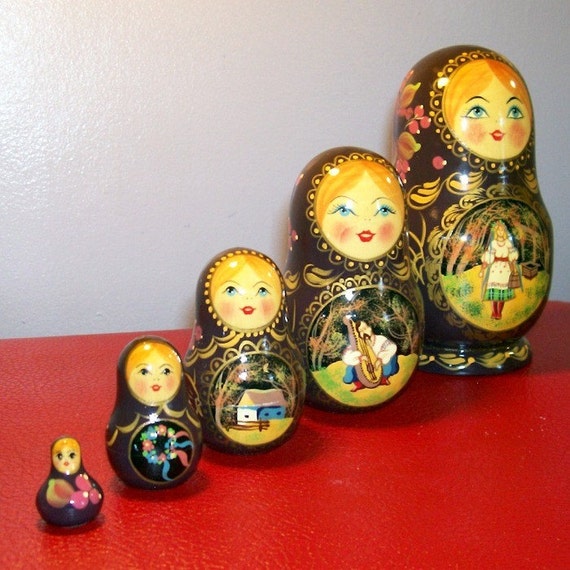 Vintage Russian Doll 4