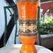 Large Vintage Mid-Century Orange Ceramic RAYMOR Vase