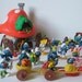 vintage lot of RARE Smurfs and the Smurf House