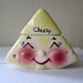 Vintage 1950s DEFOREST of CALIFORNIA CHEEZY Jar - wedge of cheese - ceramic covered bowl