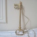1970s Decorative Big Brass SKELETON KEY Wall Hanging, vintage Jailer's Key, VICTORIAN revival