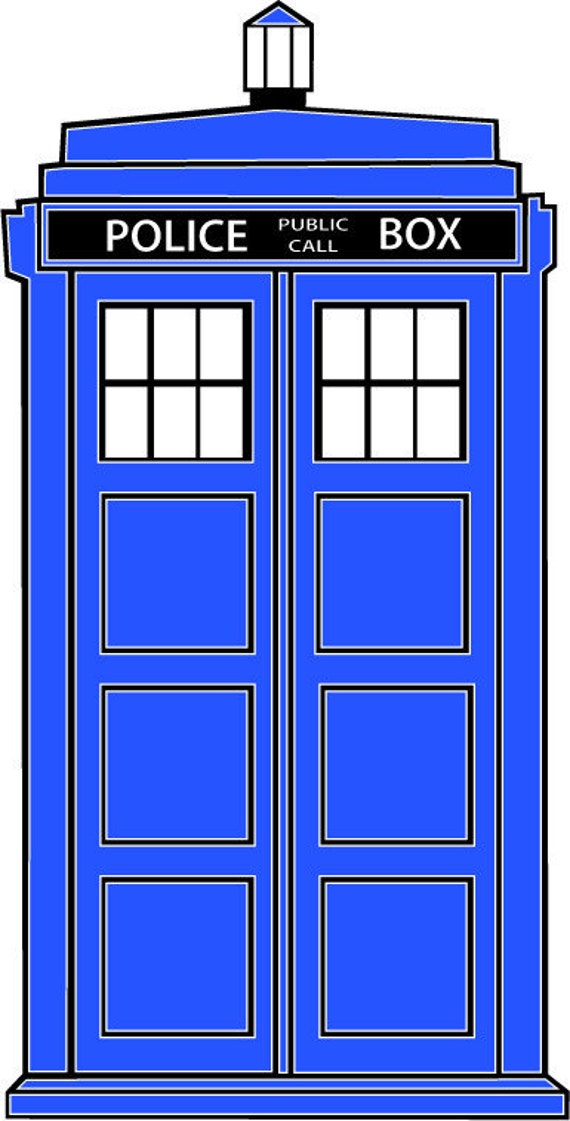 Dr Who Tardis  Decal