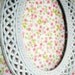 Rustic Chic Oval Picture Frame. Large Antique White Frame. Shabby Chic Frames