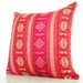 Tribal Pillows 14 Inch 36cm Aztec Mexican Ethnic Red Throw Boho Chic Decor Global Geometric Striped Turquoise Hot Pink