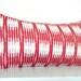 Long LumbarPillow Covers, Bright Red Ikat Pillow Cover, 12x22 Bohemian Decorative Pillows