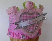 Valentine Crown - hat - Adult or Child- VALENTINE or customize- ships right away Il_170x135