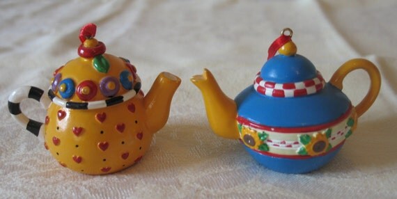 mary engelbreit teapot decorations or christmas ornaments mary engelbreit teapot decorations or christmas ornaments
