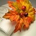 Autumn Leaves Napkin Rings - Wedding Reception, Home Decor