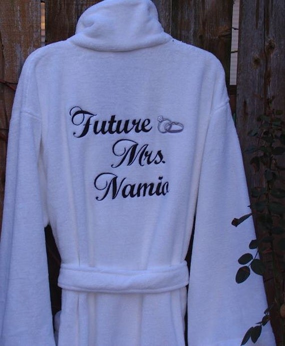 One Size Fits Most Super Plush Robe Personalized Just For