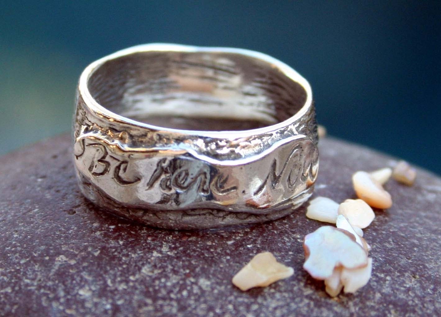 Ring Present Reminder Artisan Handcrafted Sterling Be