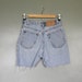 Vintage 80s LA BLUES Cut Off Denim Shorts - Women XS Small - High Waist