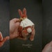 Proudfoot , One Of a Kind Pink Artist Rabbit Bear by Aerlinn Bears