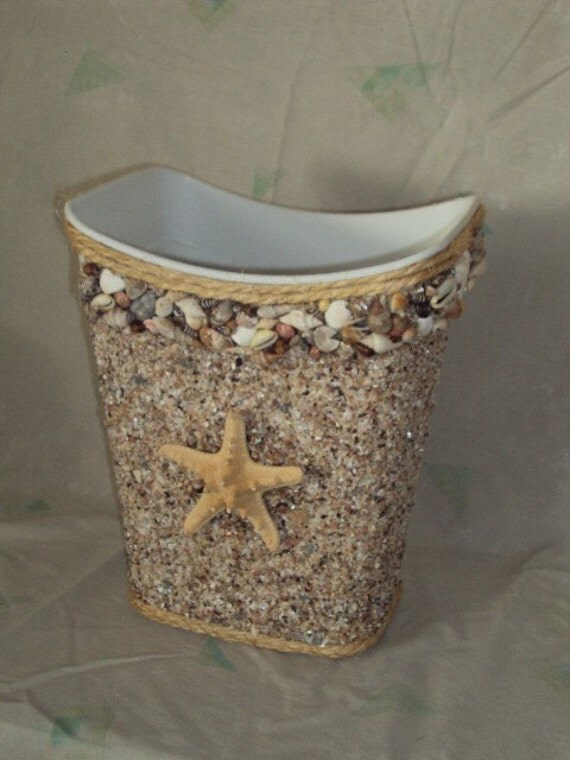 Seashell Wastebasket